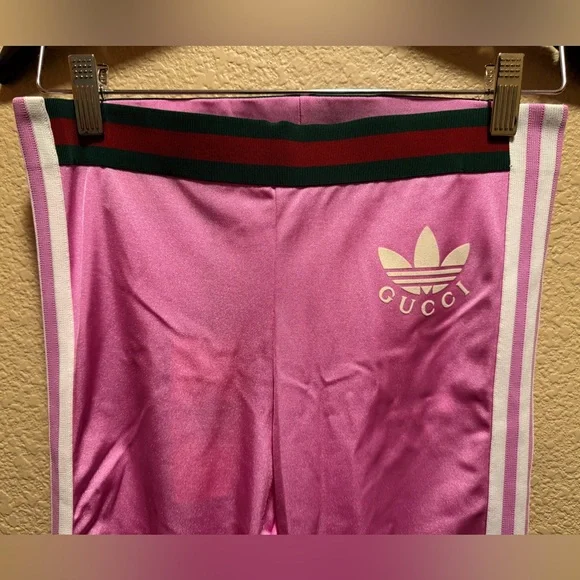 New Gucci x Adidas GG Logo Leggings Size S Waist 28” - 30”